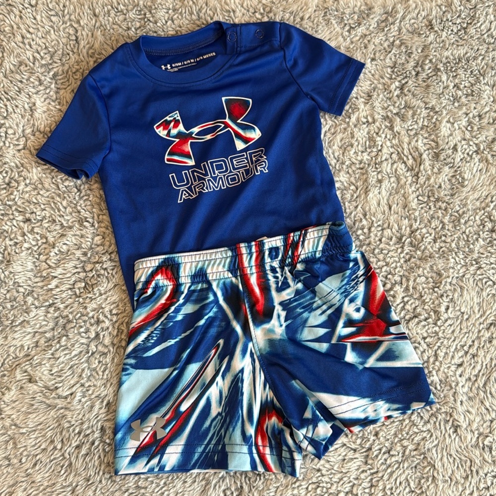6-9M Under Armour 2 piece outfit